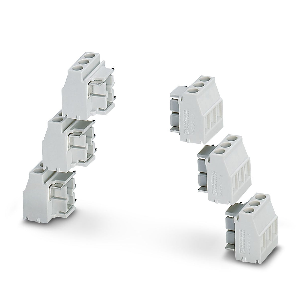 6x Phoenix Contact MKDSO 2,5/3-6 SET KMGY Leiterplattenklemme 2713735