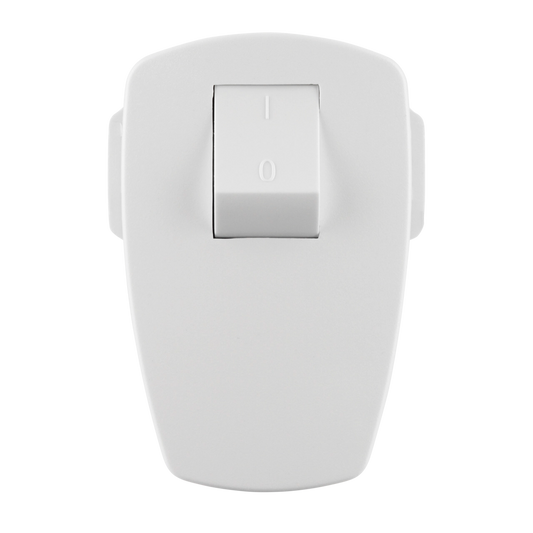 REV 0512100777 Winkelstecker, Stecker mit Schalter o. Kabel, max. 3680W, weiss