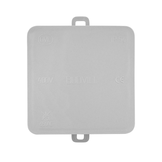 REV Ritter Feuchtraum Abzweigdose IP54 85x85 mm Aufputz Verteilerdose Kabeldose Grau