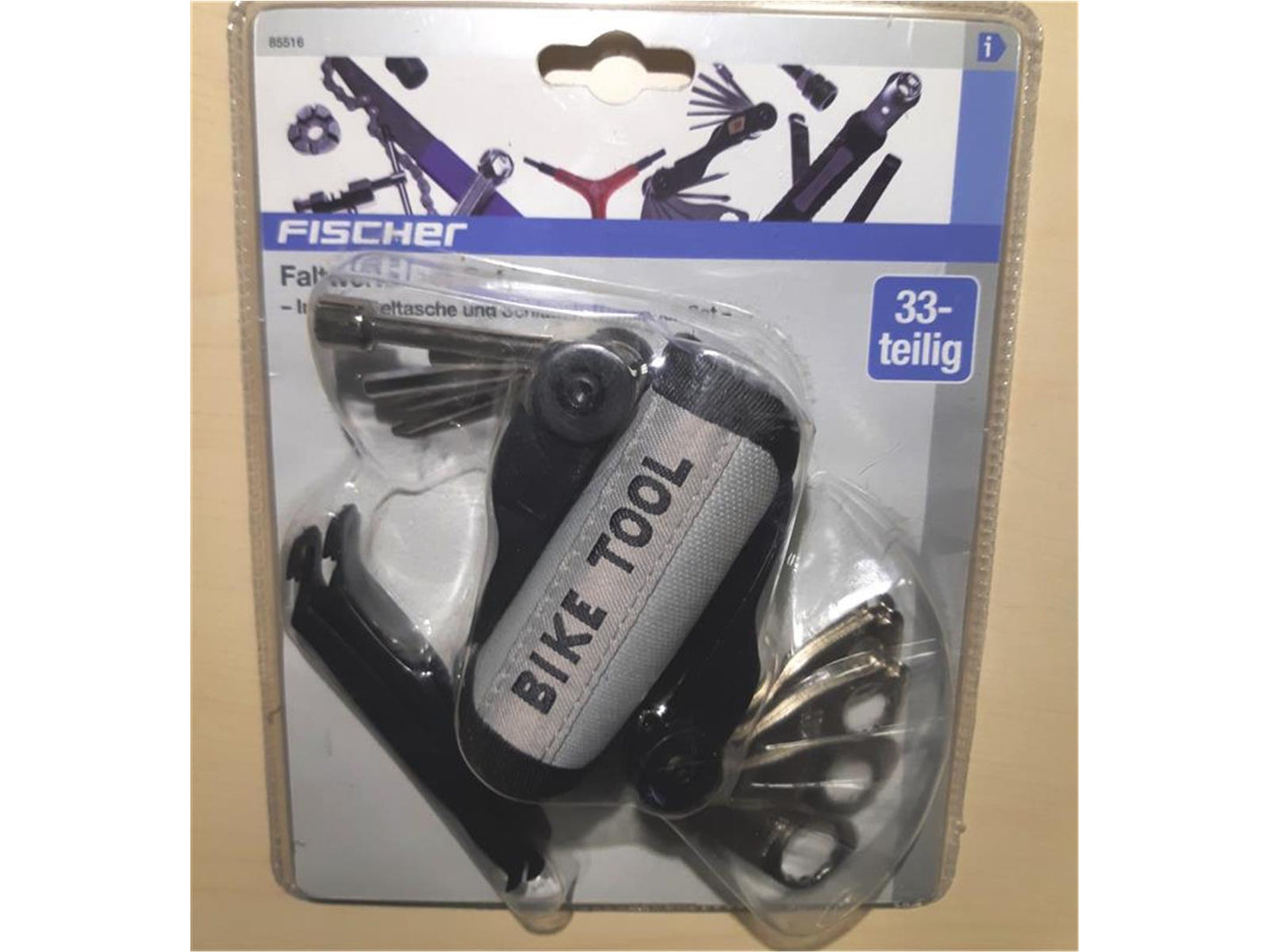 FISCHER Faltwerkzeug Set, Blau, One size, 85516