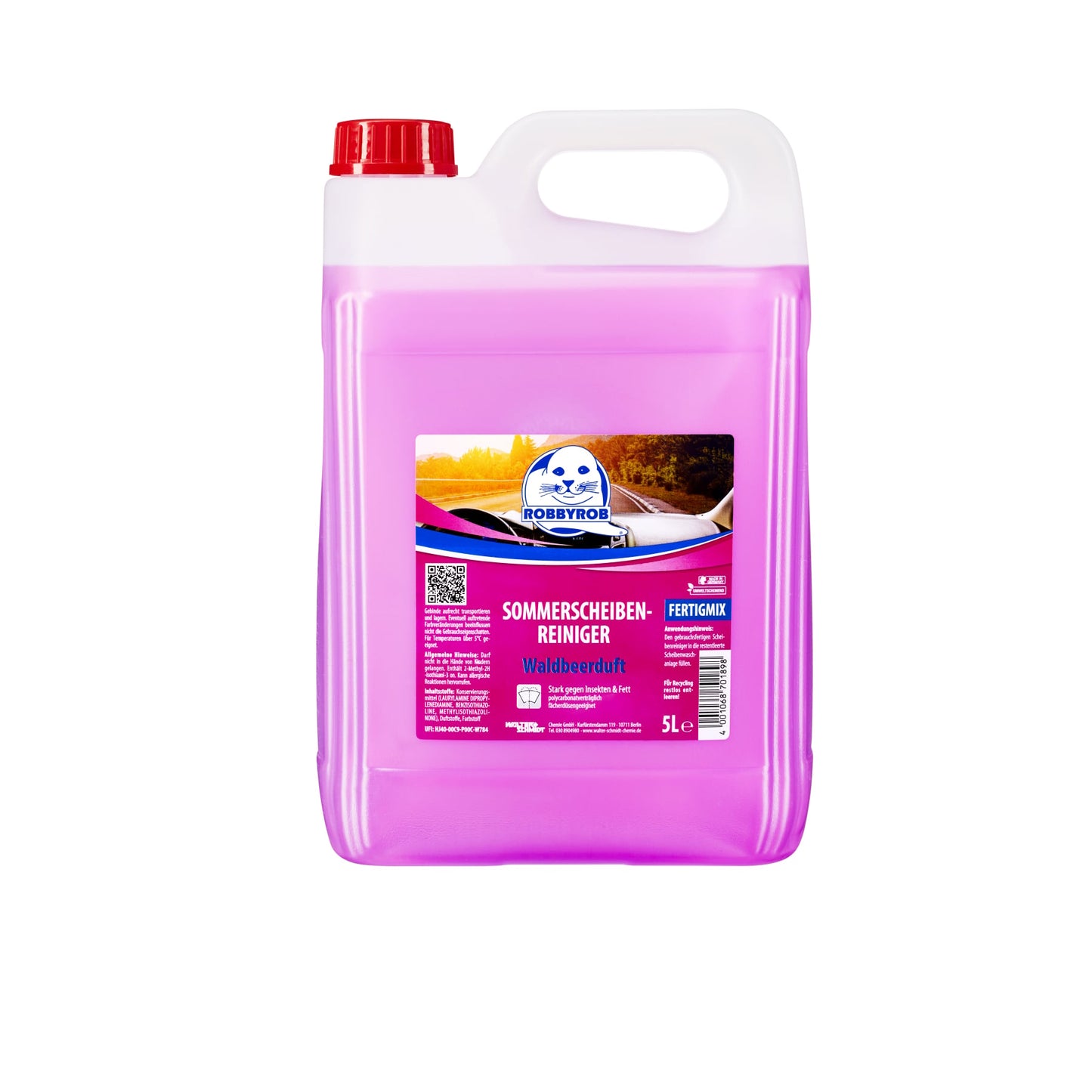 ROBBYROB Scheibenwischwasser, insektenlösend Fertigmix 5 Liter