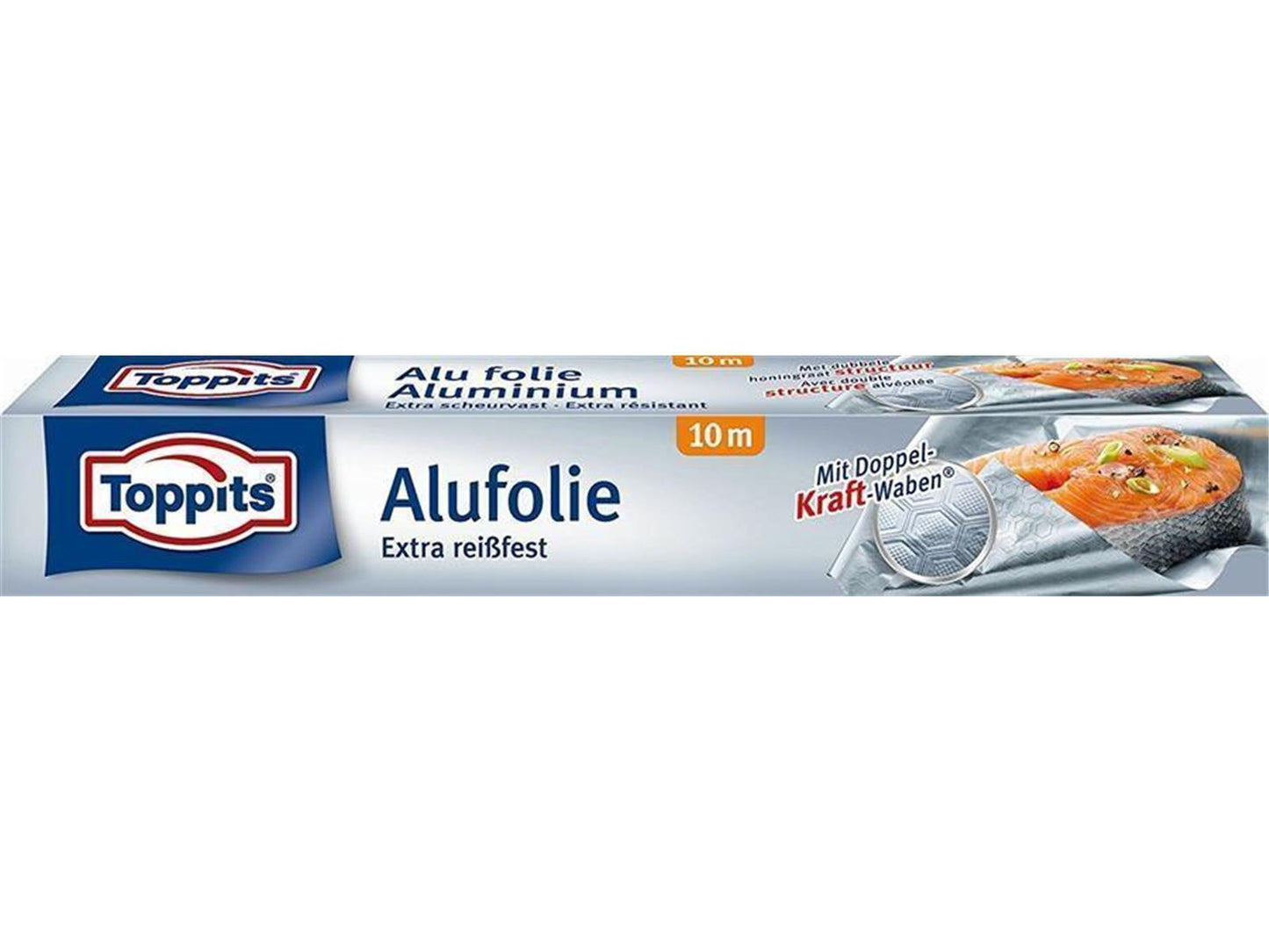 2 x Toppits Alufolie mit Doppel-Kraft-Waben, 10 m x 29,5 cm