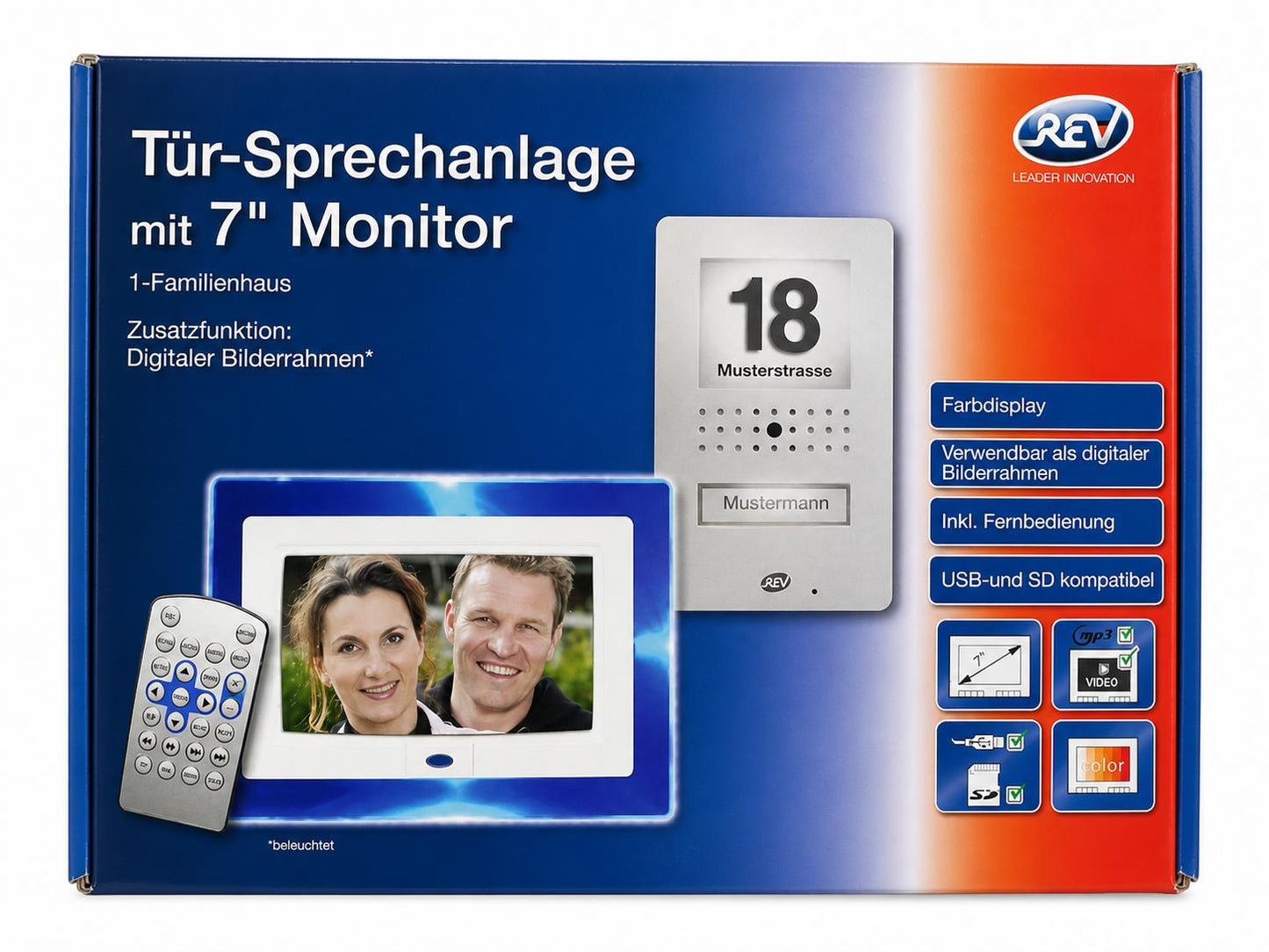 Rev Ritter Tür-Sprechanlage mit 7" Monitor 003017308