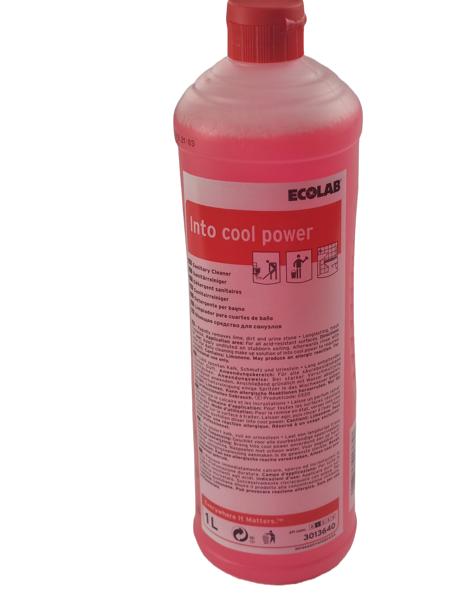 Ecolab Into Cool Power- Sanitär-Kraftreiniger , 1 Liter
