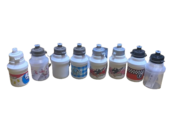 Fischer 0,3l Trinkflasche inkl. Halter (farblich sortiert)