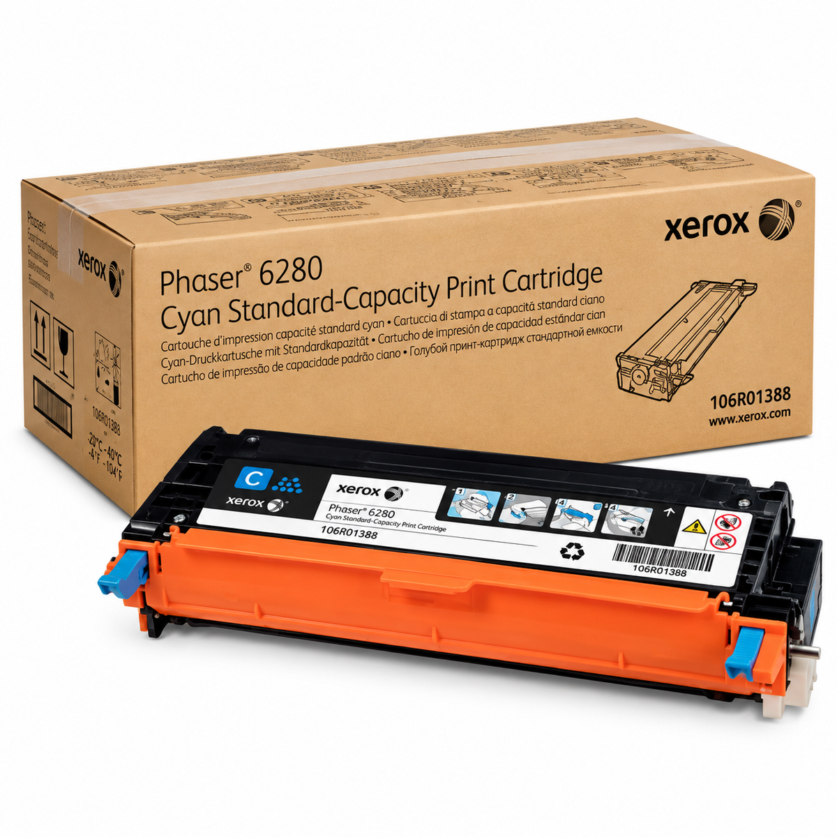 Xerox Toner Cyan Original für Phaser 6280 2.200 Seiten