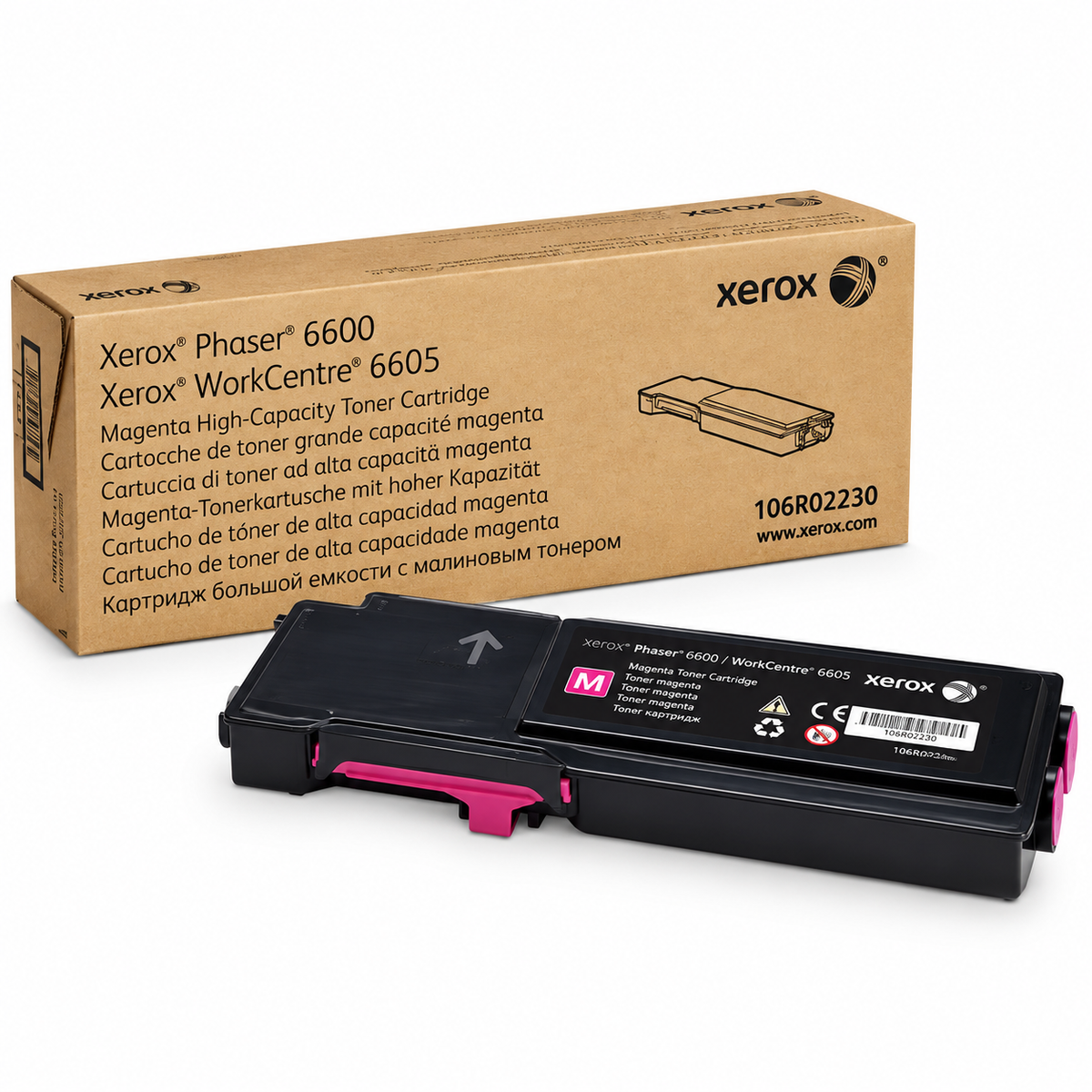 Xerox 106R02230 Original Toner Magenta 6000 Seiten Phaser 6600 WC 6605