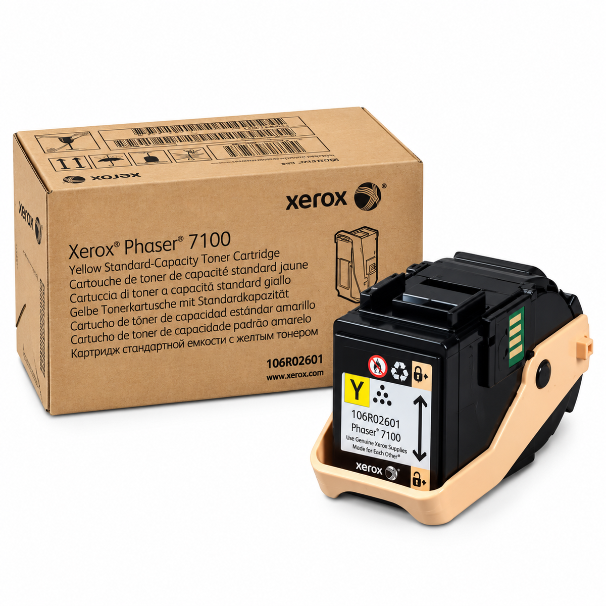 Xerox 106R02601 Original Toner Gelb Yellow Phaser 7100 4500 Seiten
