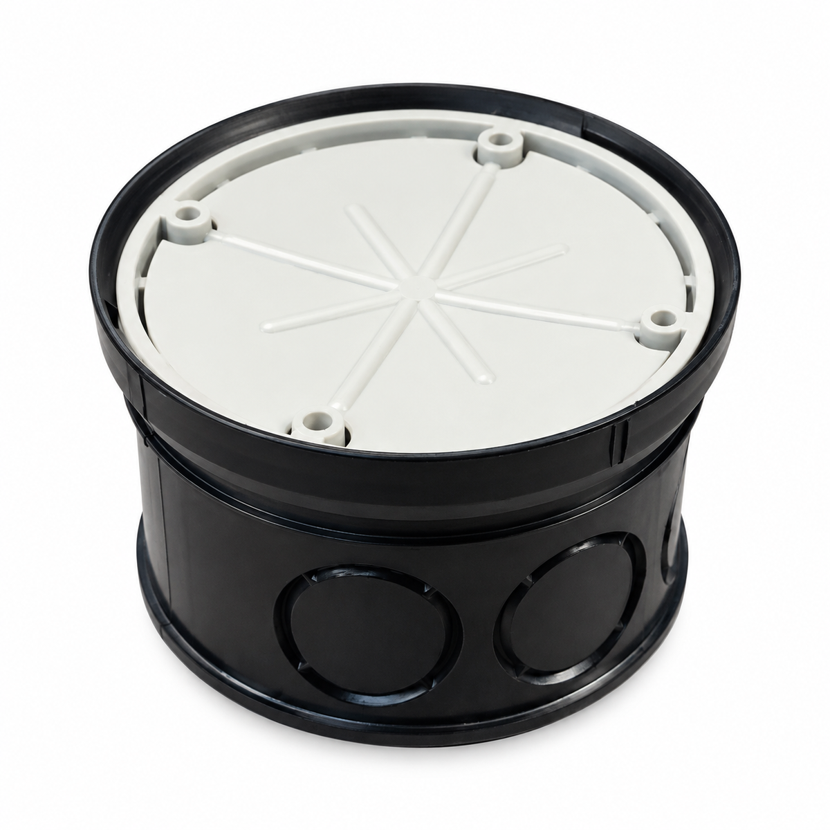 Kopp Kombi Abzweig-Gerätedose Ø60 mm mit Ring Putzdeckel 392201001 10 Stück