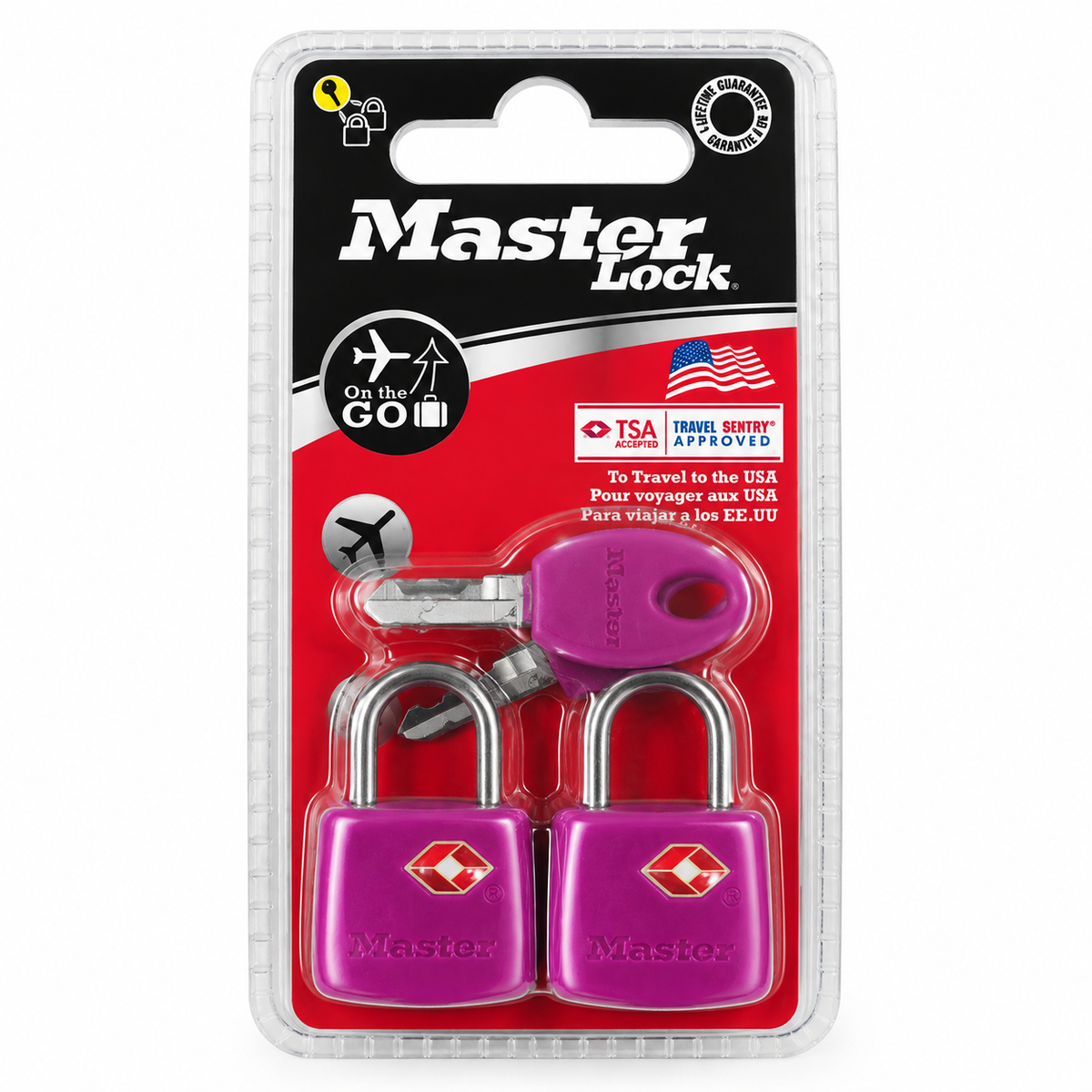 2x Master Lock 4695EURTAST TSA Zahlenschloss Kofferschloss Gepäckschloss