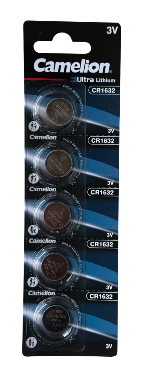5x Camelion Ultra Lithium 3V CR2450 CR2025 CR2016 CR1632 CR1620 CR1216 Batterie