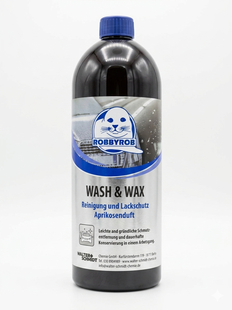 ROBBYROB Wasch und Wax, lackversiegelung 1 Liter Flasche 2x Stück