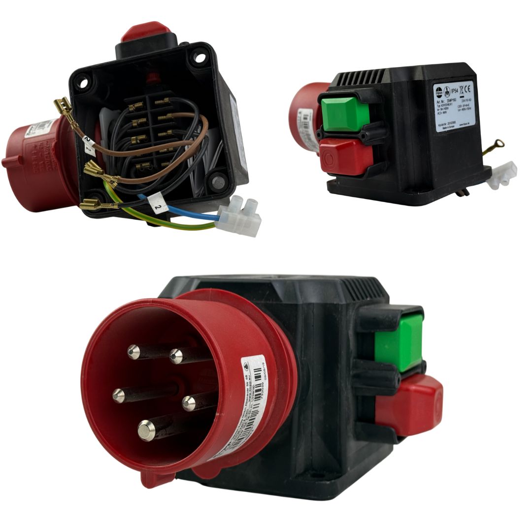 Kopp CEE-Anbaustecker mit Ein-/Ausschalter 16A 1732.0003.2 Plug