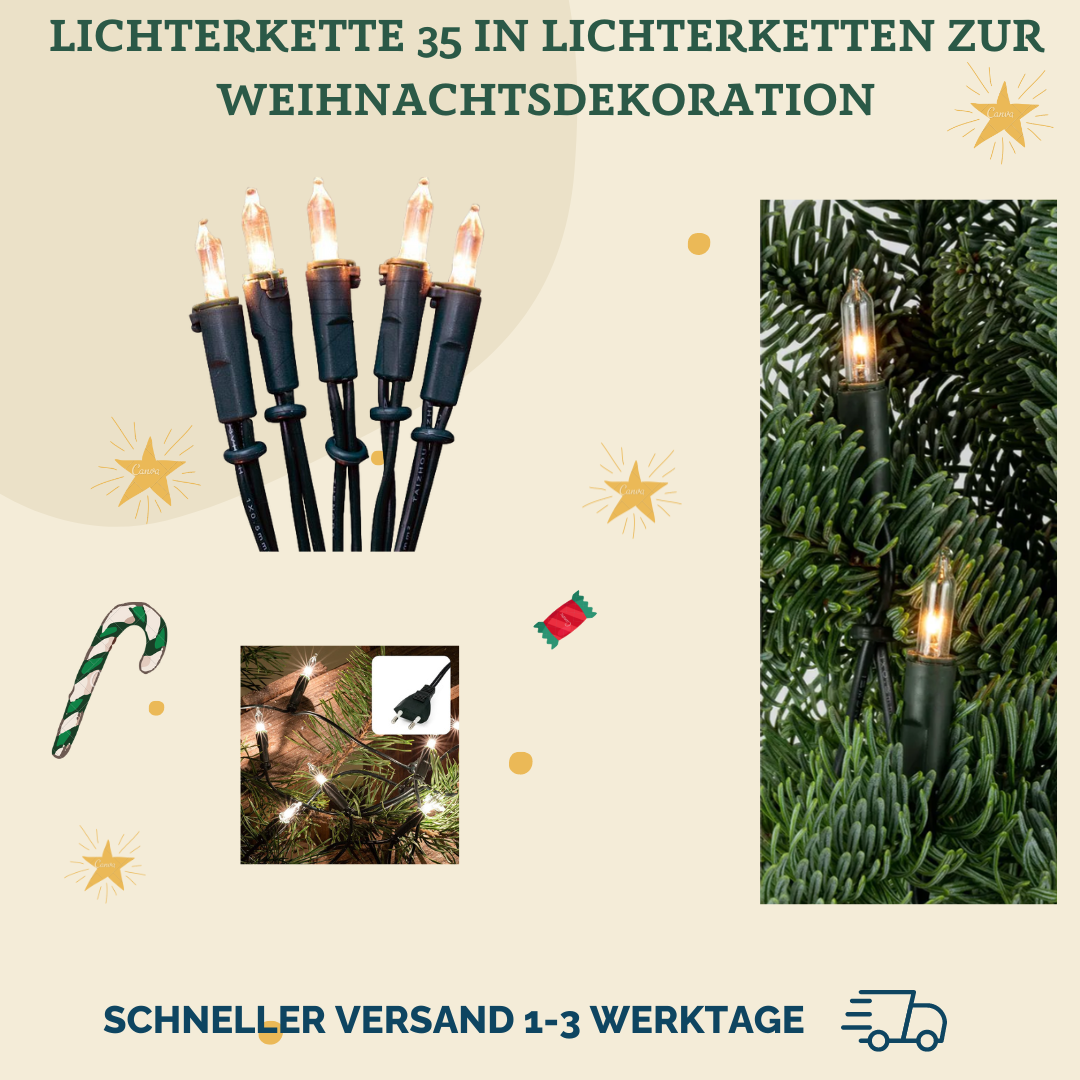 Lichterkette 35 in Lichterketten zur Weihnachtsdekoration