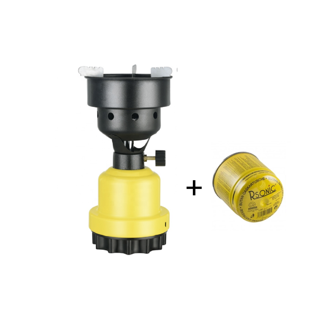 Rsonic Gaskocher inkl. 1 kg Kohle & 1 Gaskartusche 190gr