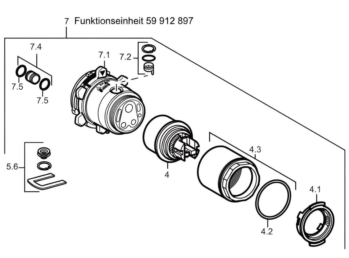 Hansa – 59912897 Funktionseinheit EHM 60 + ohne Umstellung
