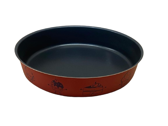 Tefal Backform Rund 26cm Rosa mit Deko