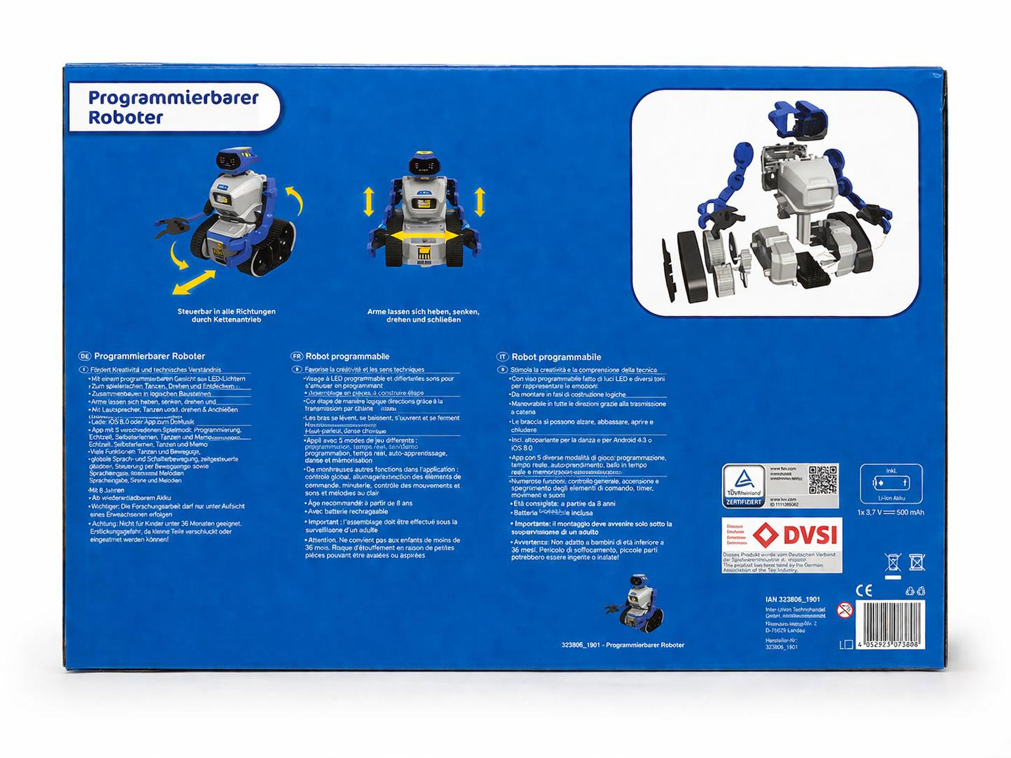 Robot JUNIOR DIY PLAYTIVE Programmier Cyber Roboter Kinder Spiel Ab 8 Jahren Neu