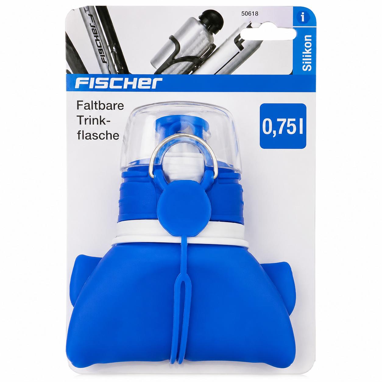 Fischer Faltbare Trinkflasche 0,75ml (Silikon)