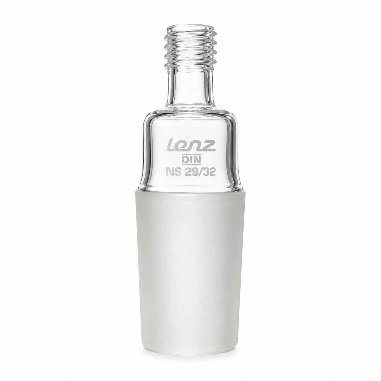 Labor Schraubgewinderöhrchen mit Normschliff NS 29/32 aus Borosilikatglas Laboradapter mit Außengewinde