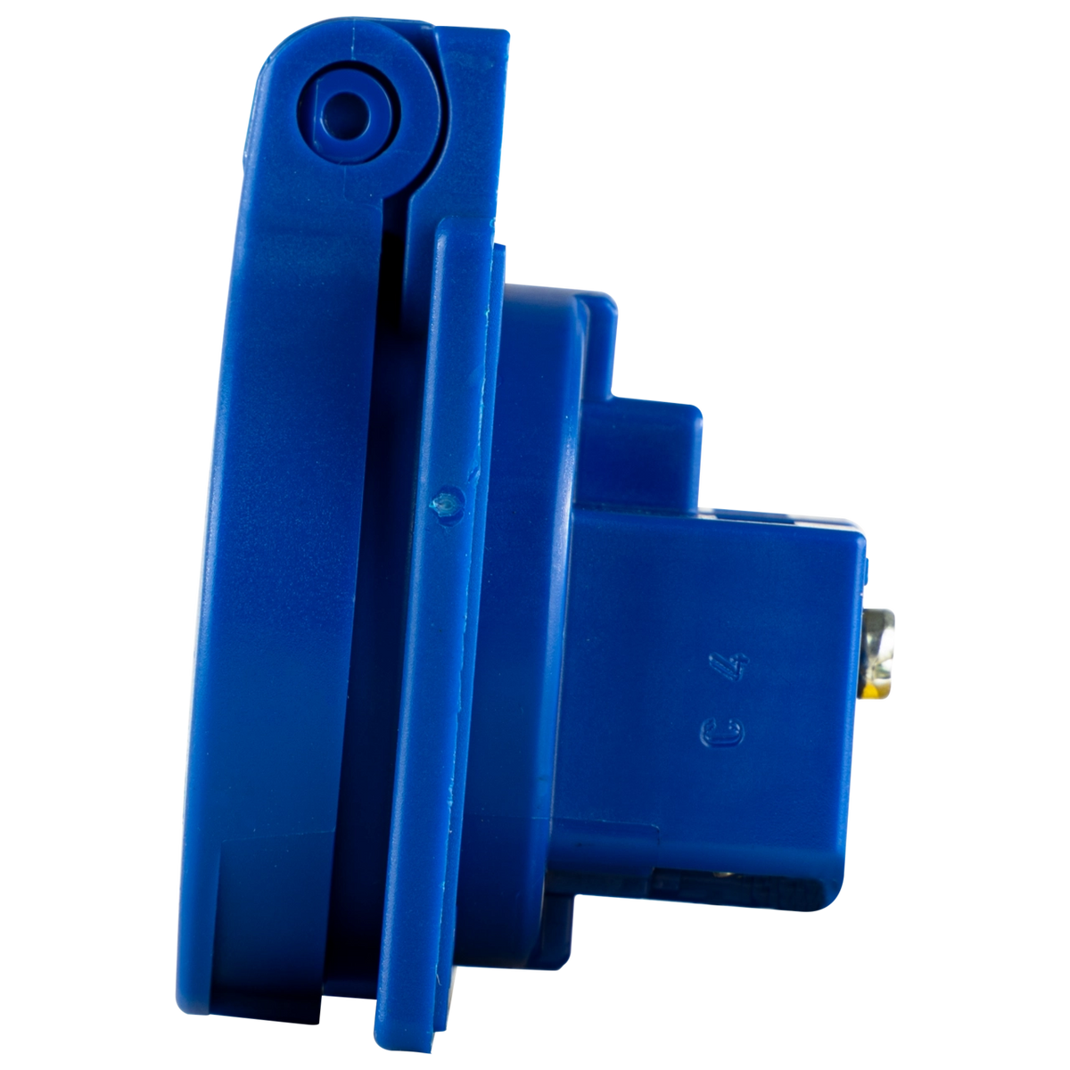 REV Schutzkontakt Einbau-Steckdose IP54 Klappdeckel Blau 16A 250V 0510005555