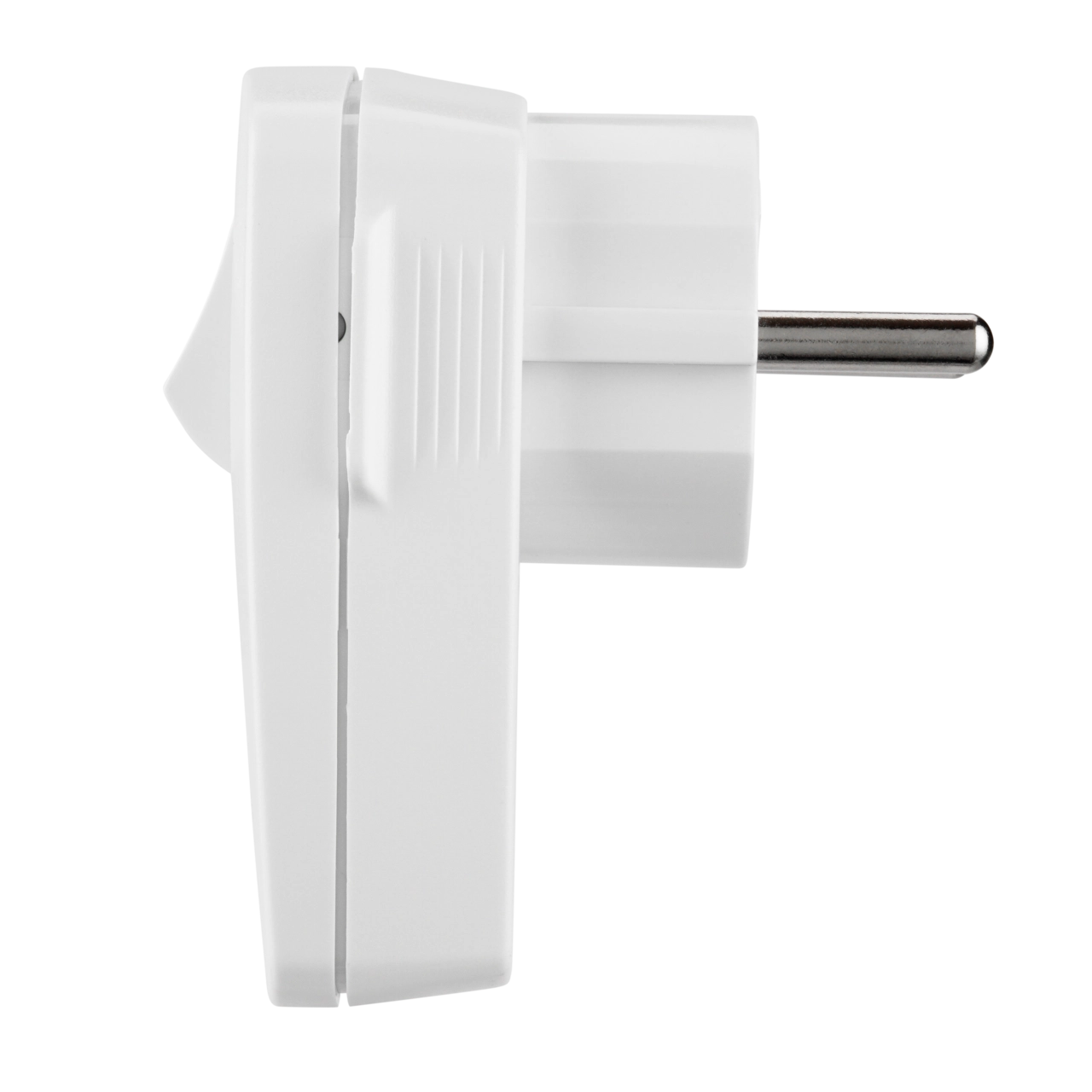 REV 0512100777 Winkelstecker, Stecker mit Schalter o. Kabel, max. 3680W, weiss