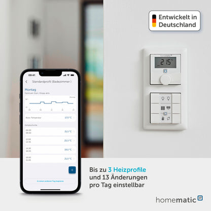 Homematic IP HmIP-WTH-2 Wandthermostat Luftfeuchtigkeit 143159