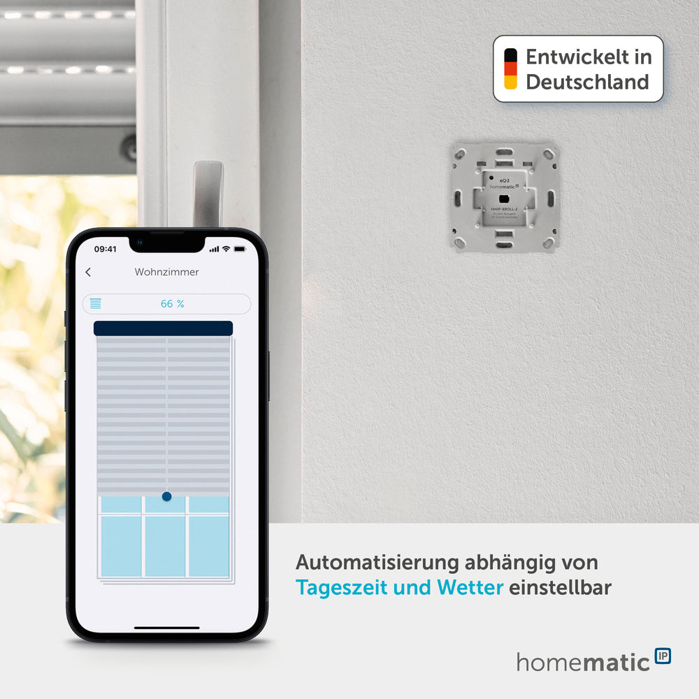 Homematic IP HmIP-BROLL-2 Rollladenaktor Markisen Smart Home 151322
