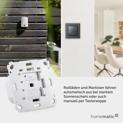 Homematic IP HmIP-BROLL-2 Rollladenaktor Markisen Smart Home 151322