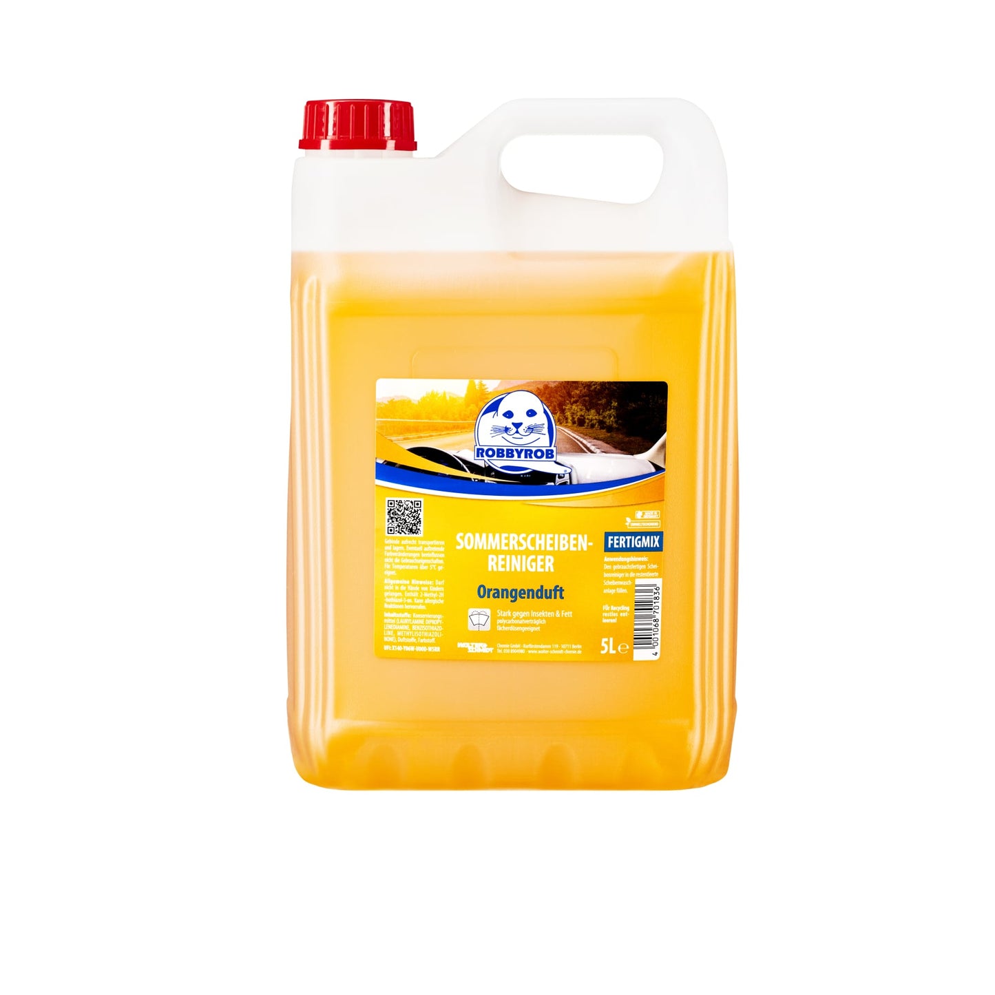 ROBBYROB Scheibenwischwasser, insektenlösend Fertigmix 5 Liter