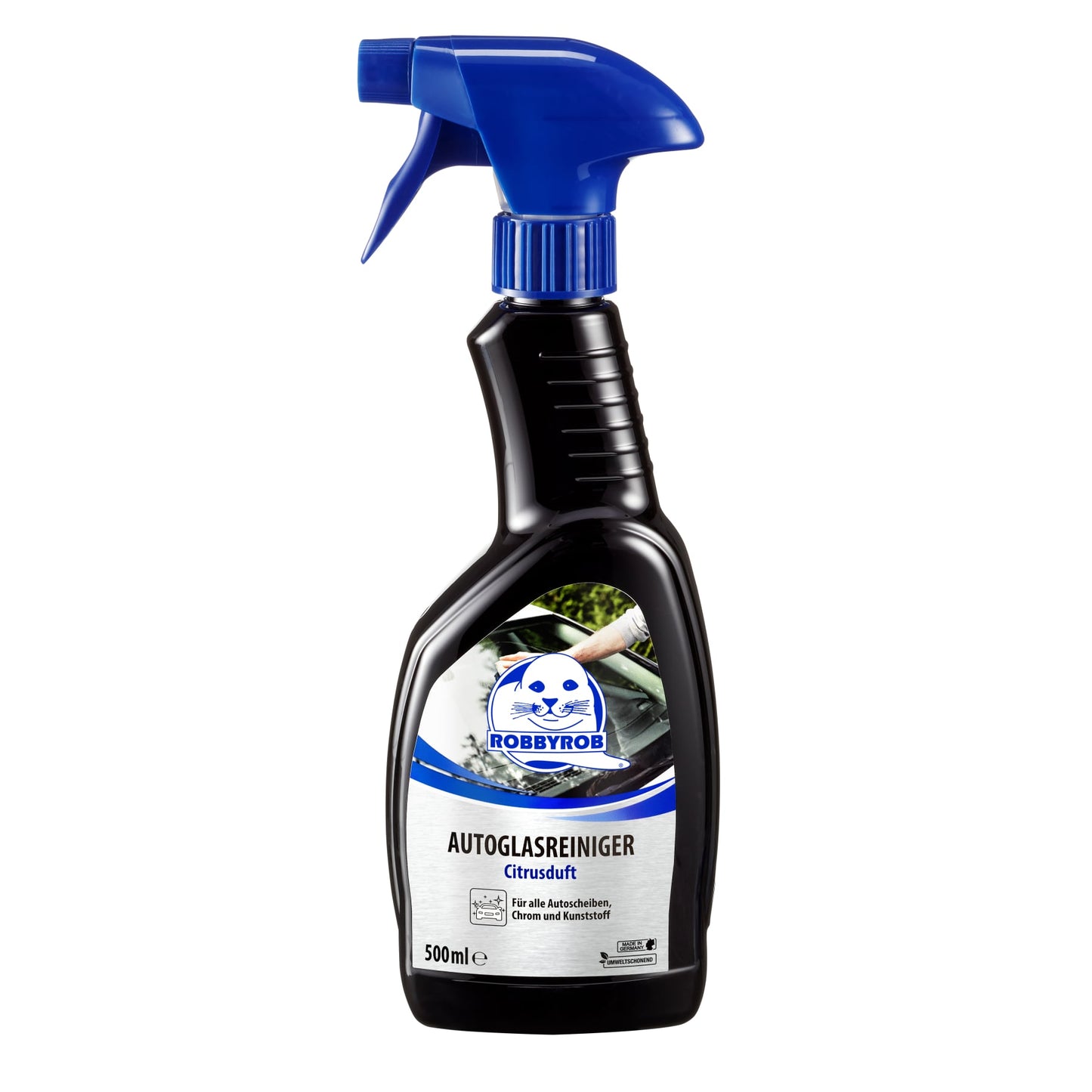 ROBBYROB Glasreiniger, streifenfrei 500 ml Sprühflasche 2x Stück