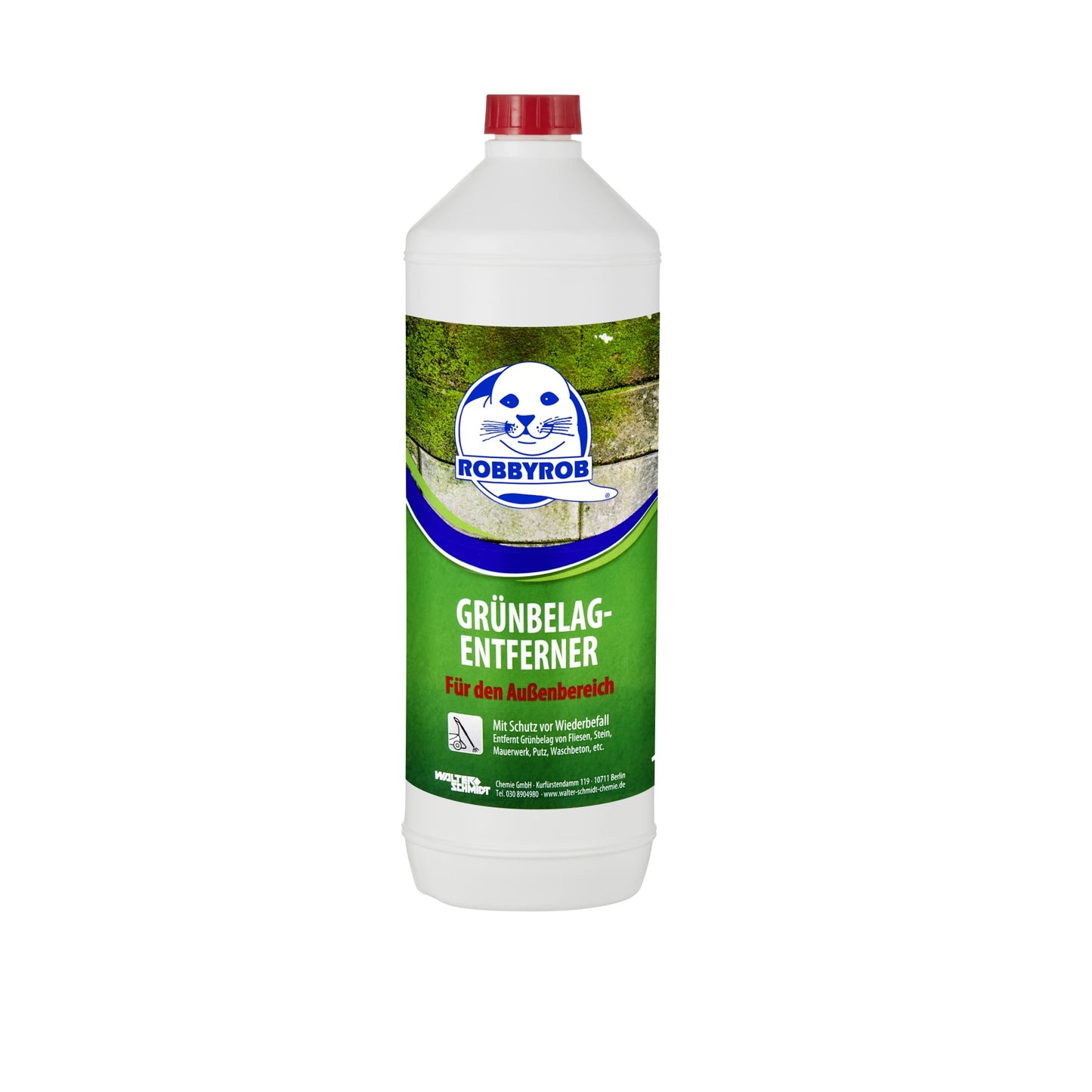 ROBBYROB Grünbelagentferner, Konzentrat je 1 Liter 2x Stück