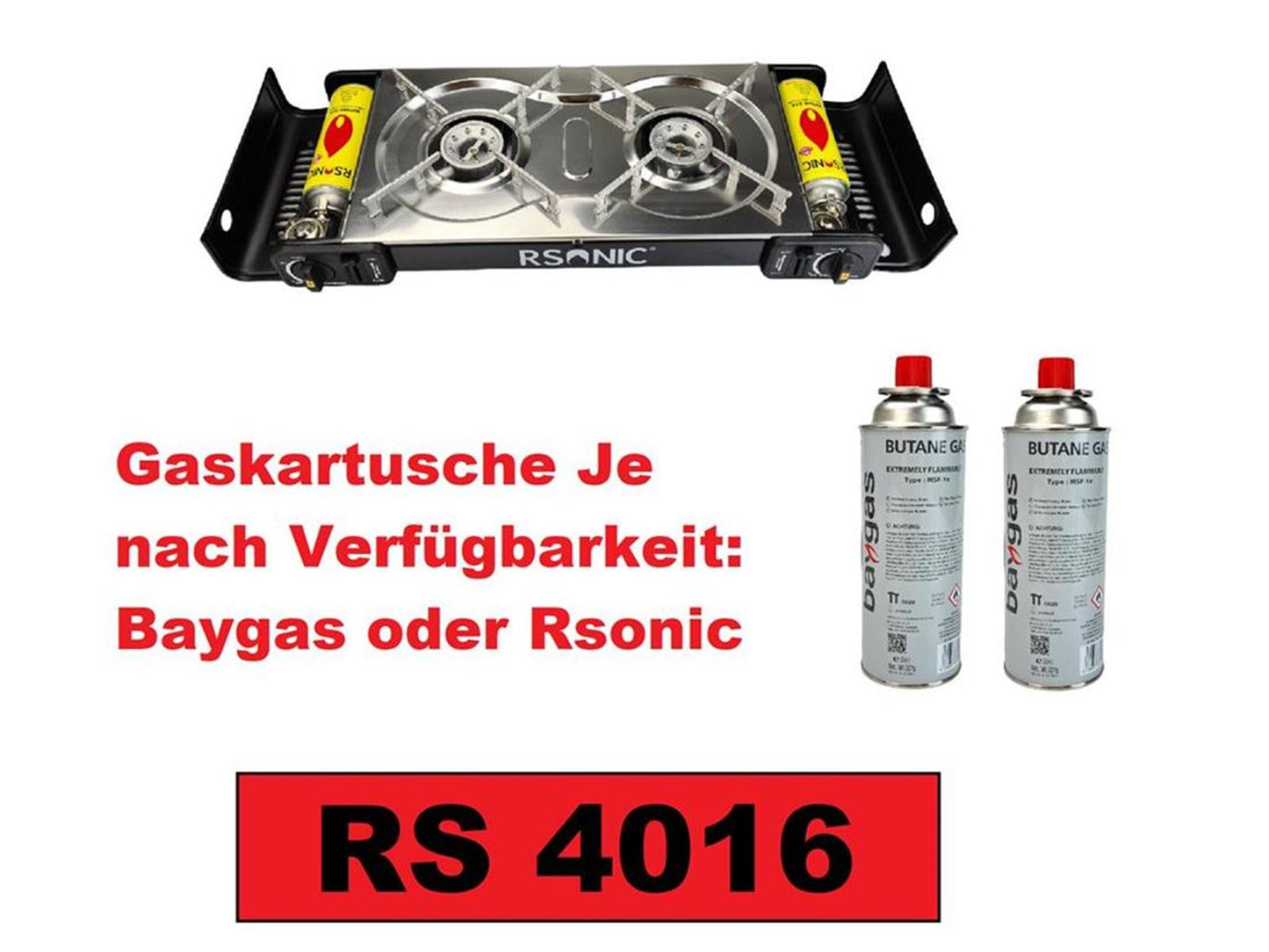 Rsonic Gaskocher Ohne/Mit Gaskartusche Gratis Gasherdkreuz