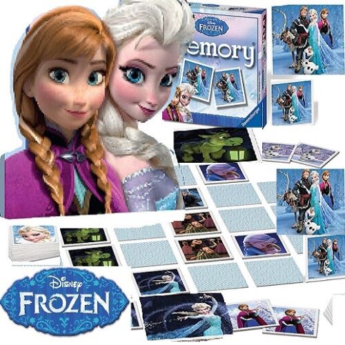 Ravensburger Memory72 Karten Eiskönigin Gesellschaftsspiel Frozen Kinder Disney