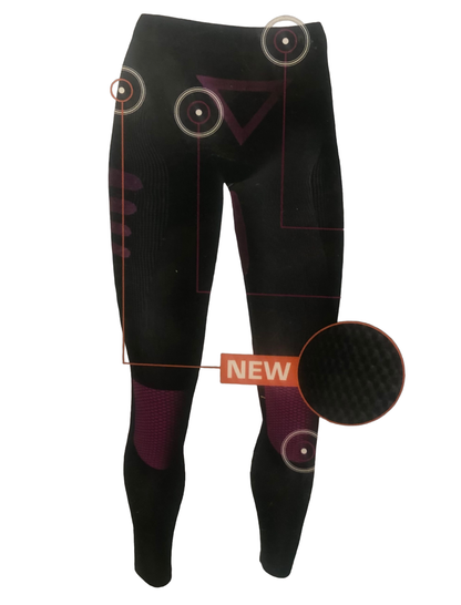 Crivit Pro Running Kompressionshose Damen Laufhose Lang Sporthose Trainingshosen Fitnesshose Radfahren Yoghose