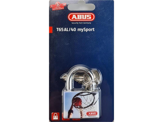 Abus T65AL/40 mySport Vorhängeschloss Basketball