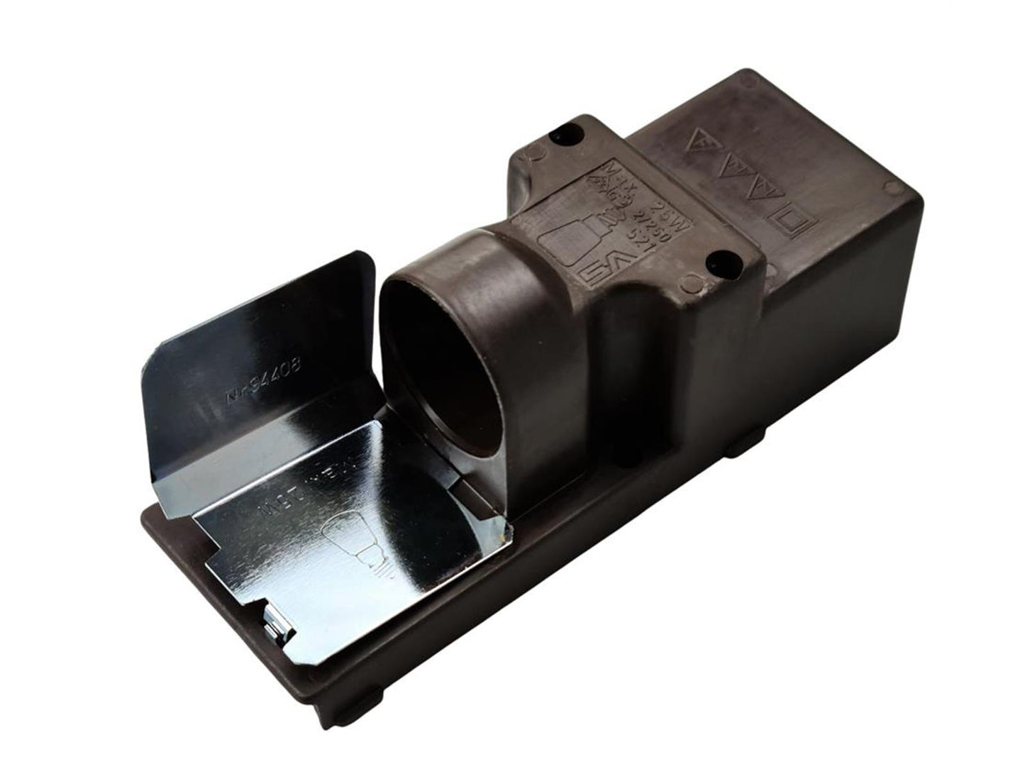 Furniture socket 1-fold, brown