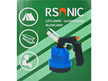Rsonic RS-9051 Kunststoff Lötbrenner - Gasbrenner passend für 190gr Gaskartusche Lötlampe