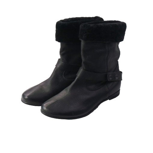 ЯeR Damen halbschaft Stiefel Schwarz Gr. 42 EU