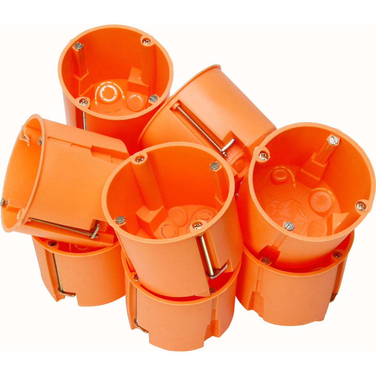 10x Kopp Hohlwandschalterdose Ø68 mm 61 mm IP30 Orange 355200043