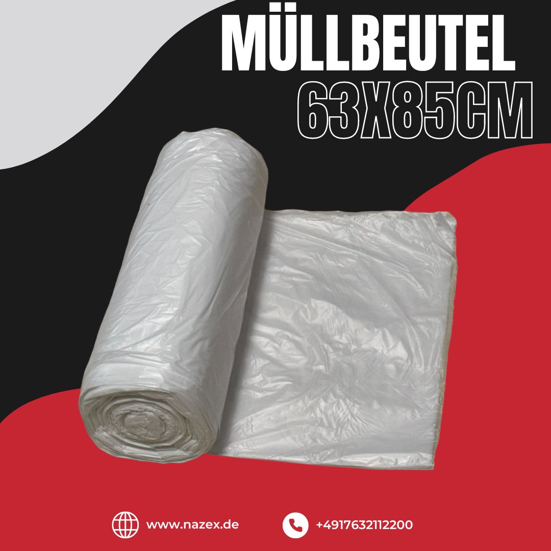 Müllbeutel  HDPE-H 70 Liter weiß 63x85cm