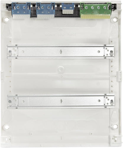 hager Kleinverteiler Aufputz IP30 ohne Tür 2-reihig Weiß VA24CN