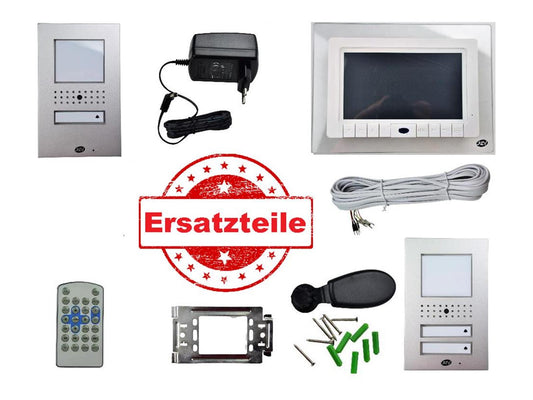 Ersatzteile Für Rev Ritter Video Tür Sprechanlage 1-2 Familienhaus Silber 7" Monitor