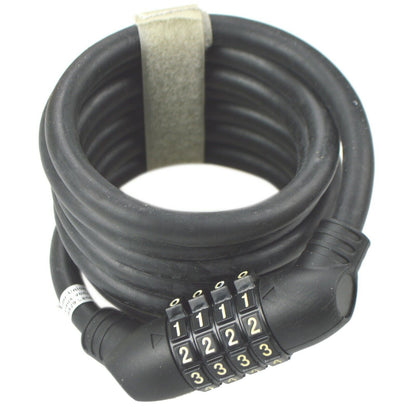 Profex Zahlen Spiralschlossl Kabelschloss 180cm 65873