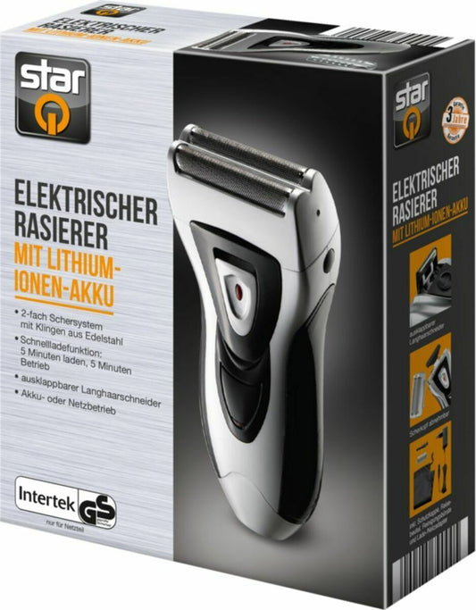 Akku Rasierapparat Nass & Trocken Haarentfernung Trocken LED g ca. 140 g NEU