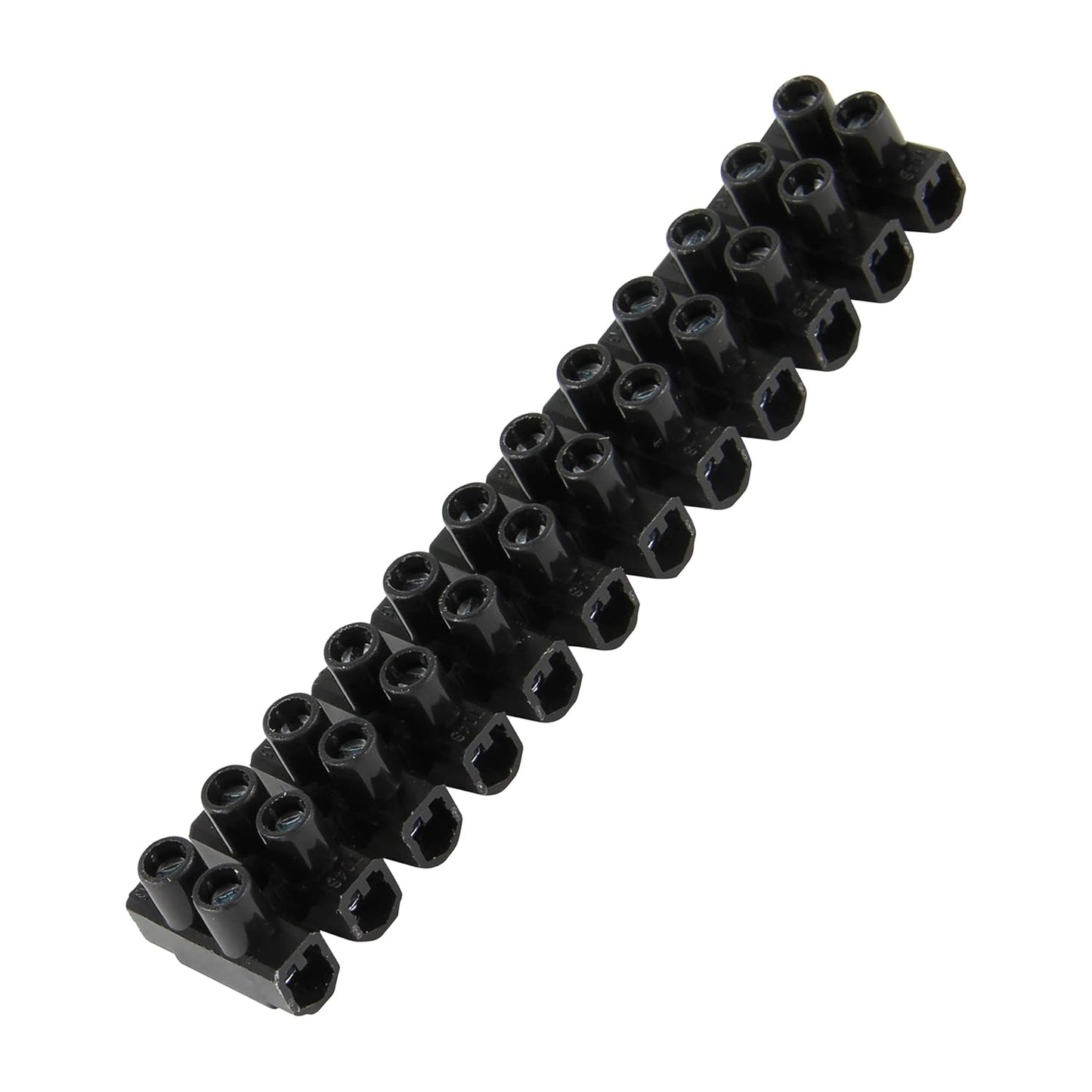 REV Ritter Lüsterklemme 2.5 qmm, 10 x 12-polig, schwarz