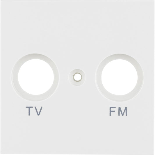 REV Matrix, Abdeckung für Antennendose (TV/RF), weiß-matt