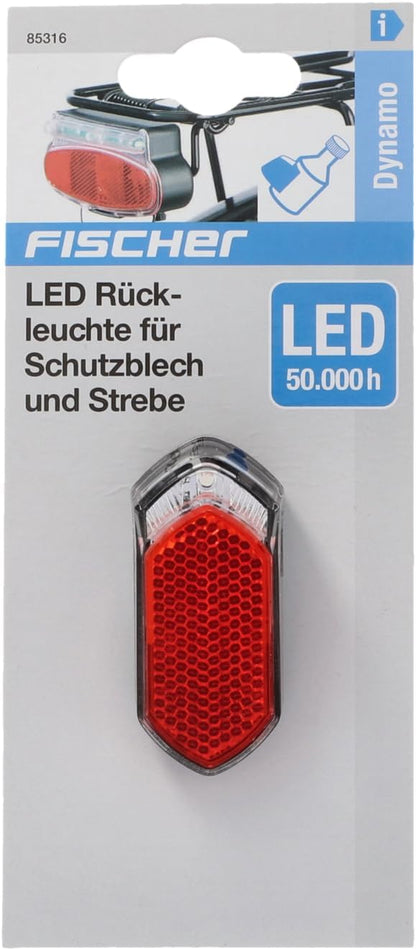 Fischer Fahrrad Dynamo LED-Rücklicht