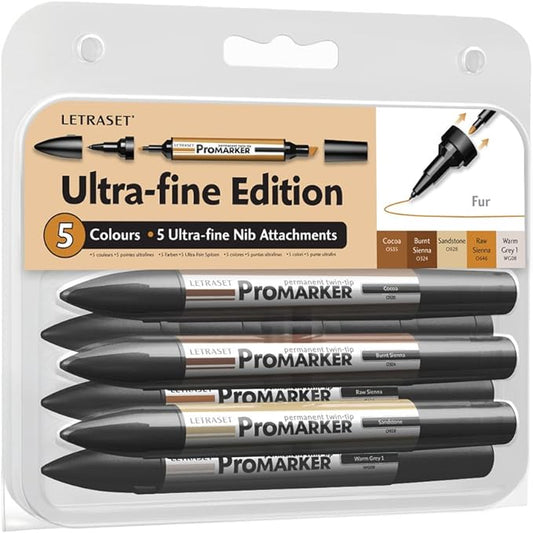LetraSet Promarkers Ultra-fine Edition "Fur"