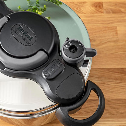 Tefal Clipso Minut Easy Schnellkochtopf, Edelstahl,  24 cm 7,5 LITTER